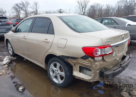 2012 Toyota Corolla Le из США, поврежденный, VIN 5YFBU4EE3CP063886